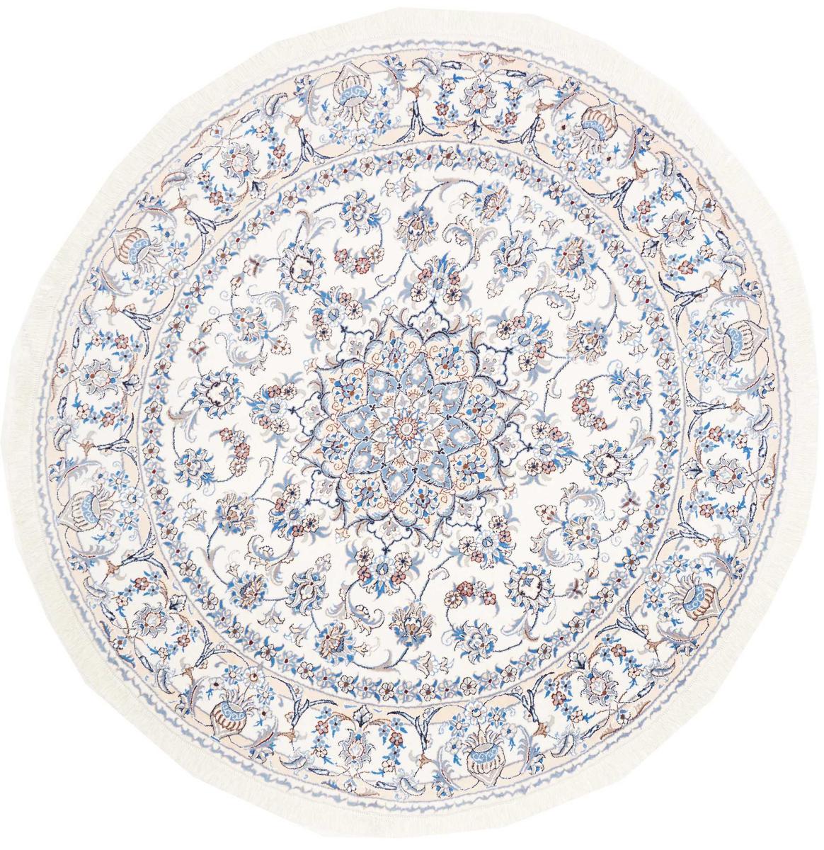 Alfombra persa Nain 211x201 211x201, Alfombra persa Anudado a mano