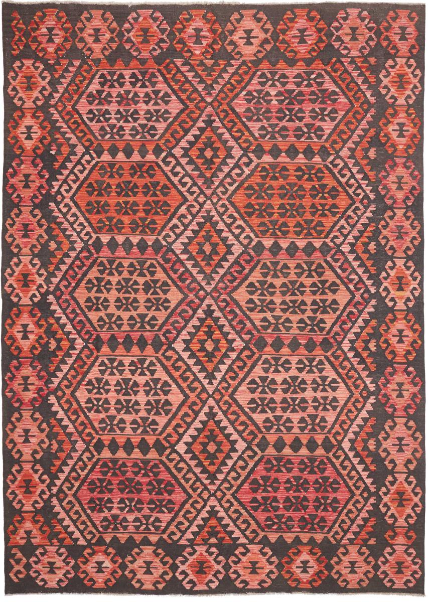 Afghan rug Kelim Afghan 9'10"x6'11" 9'10"x6'11", Persian rug Handwoven