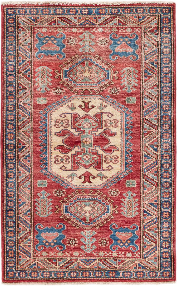Afghan rug Super Kazak 142x88 142x88, Persian Rug Knotted by hand