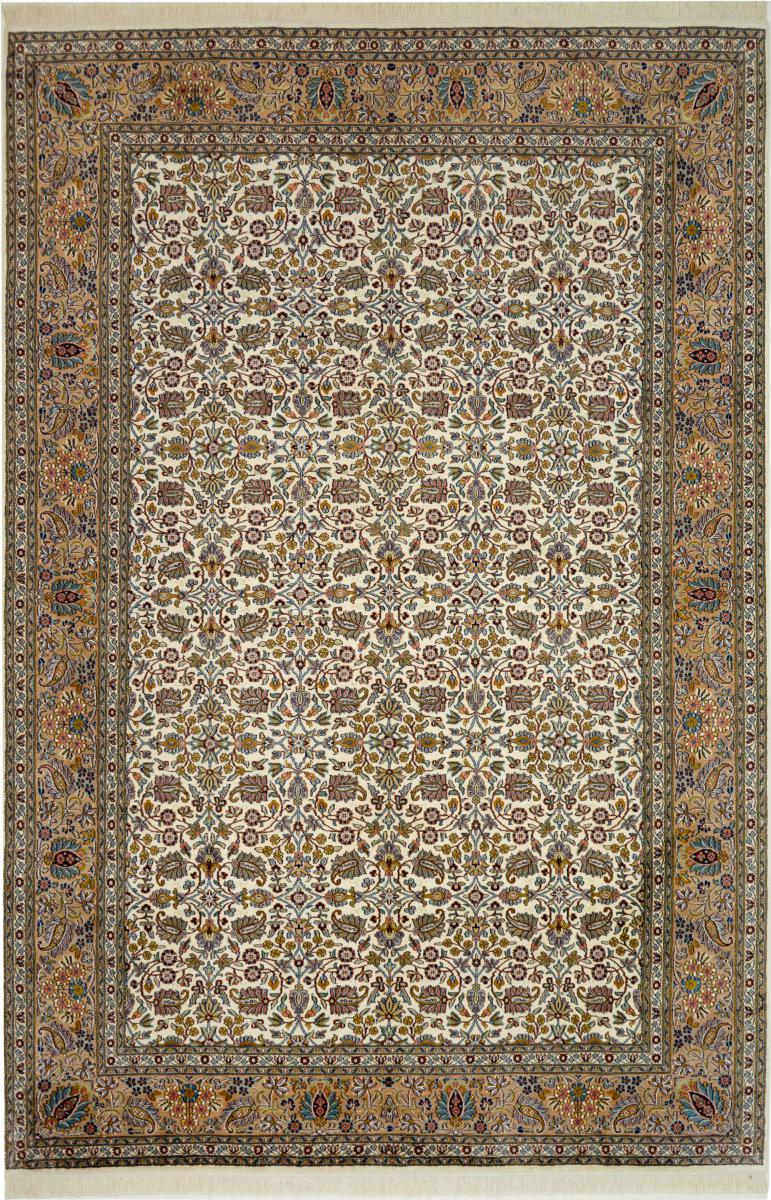 Indisk tæppe Kashmir Silke 282x187 282x187, Persisk tæppe Knyttet i hånden