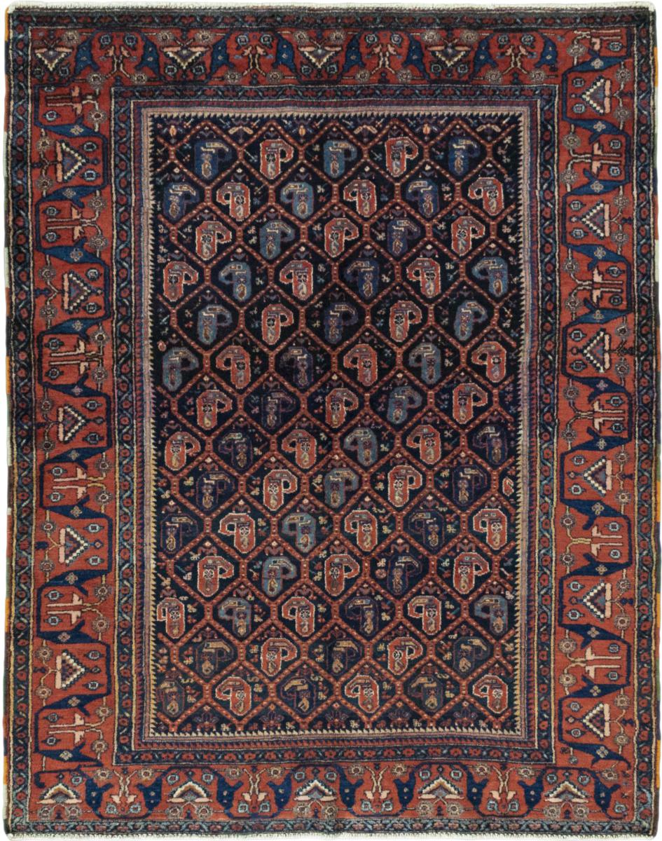 Tappeto persiano Afshar Antico 189x151 189x151, Tappeto persiano Annodato a mano