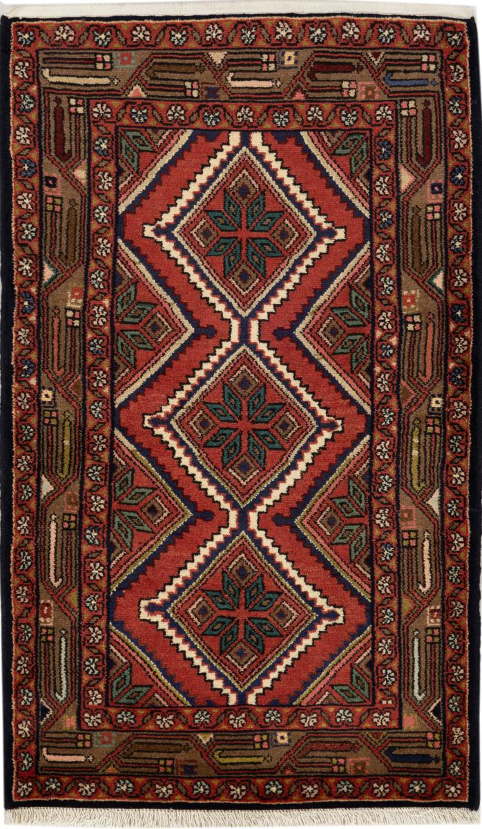 Alfombra persa Hamadan Zageh 137x83 137x83, Alfombra persa Anudado a mano