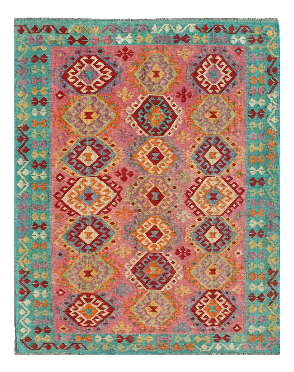 Afghan rug Kilim Afghan 9'7"x6'10" 9'7"x6'10", Persian Rug Woven by hand