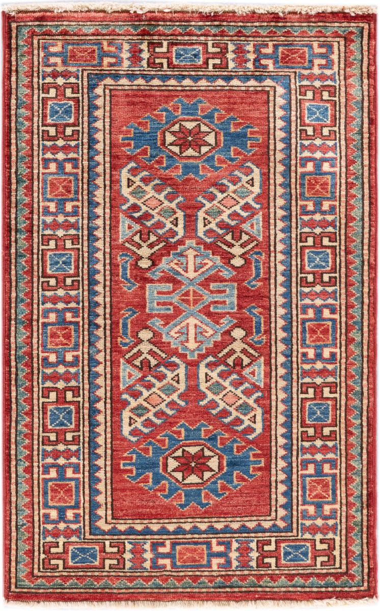 Alfombra afgana Super Kazak 92x57 92x57, Alfombra persa Anudado a mano