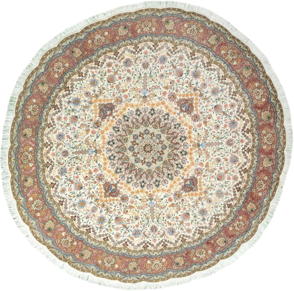 Tapete persa Tabriz 50 Raj 258x253 258x253, Tapete persa Atado à mão