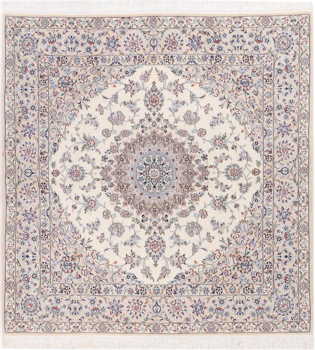 Persian rug Nain 9La 202x197 202x197, Persian rug Hand-knotted