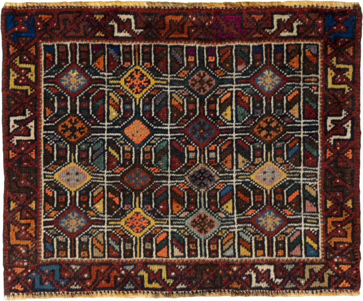 Tappeto persiano Shiraz 53x66 53x66, Tappeto persiano Annodato a mano