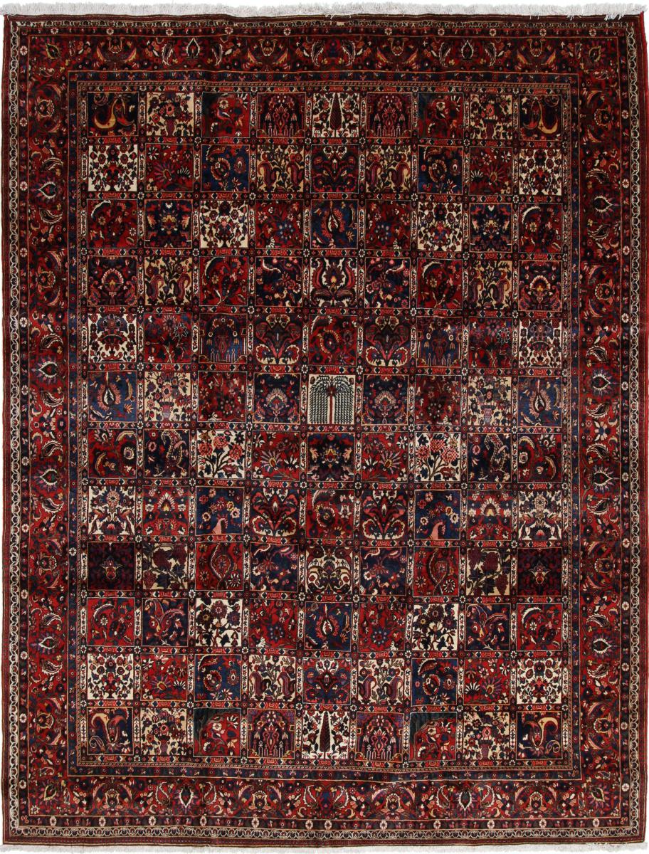 Persian Rug Bakhtiari 13'6"x10'6" 13'6"x10'6", Persian Rug Knotted by hand