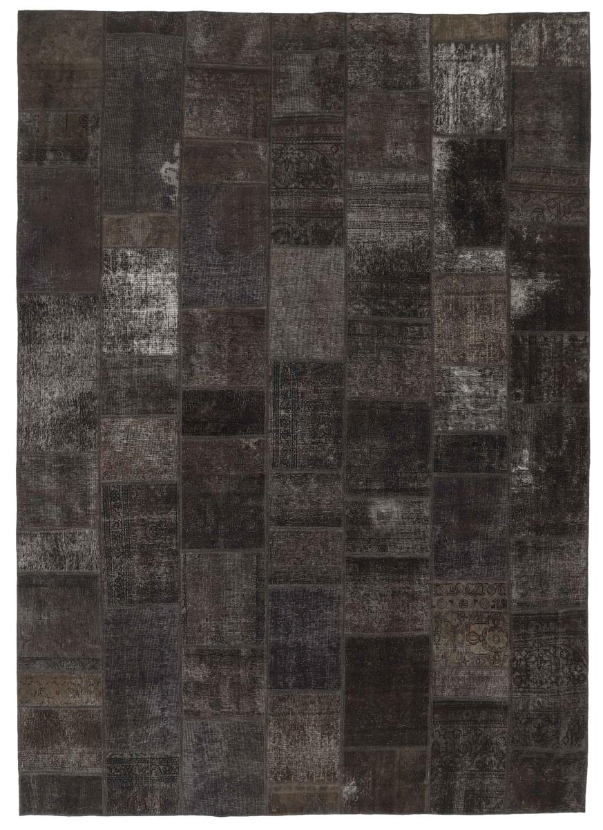 Perserteppich Patchwork 353x250 353x250, Perserteppich Handgeknüpft