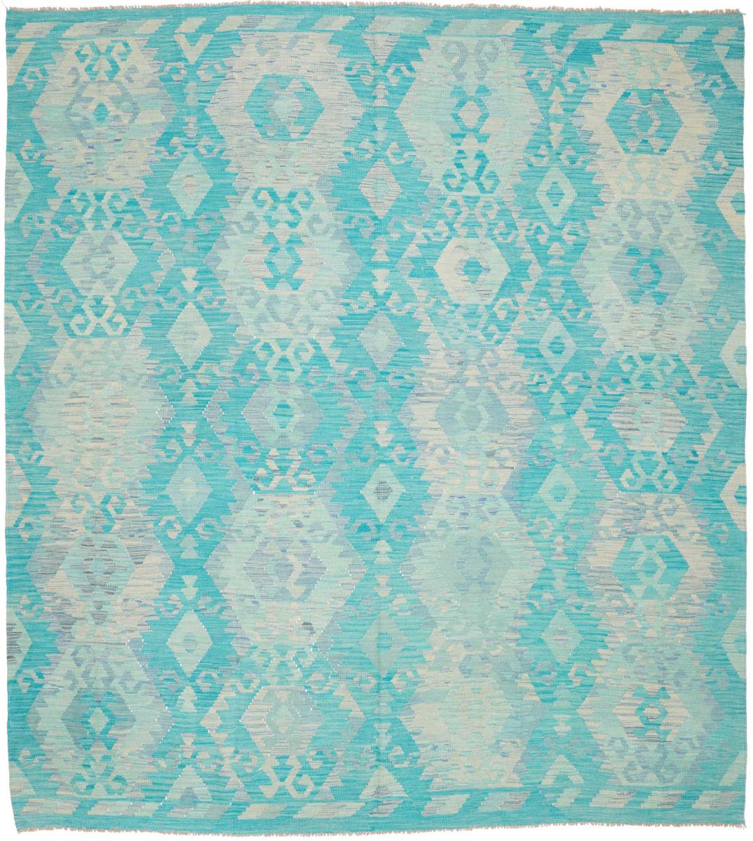 Alfombra afgana Kilim Afghan 283x252 283x252, Alfombra persa Tejido a mano