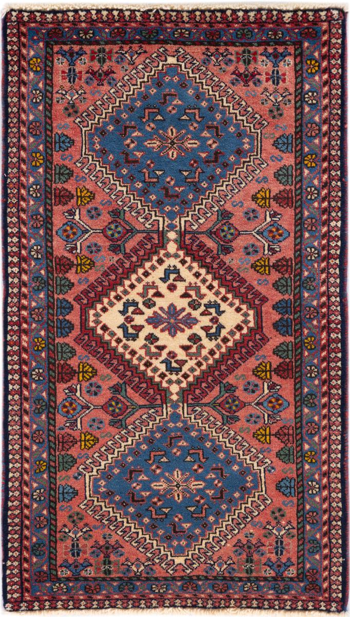 Persisk tæppe Yalameh 105x60 105x60, Persisk tæppe Knyttet i hånden