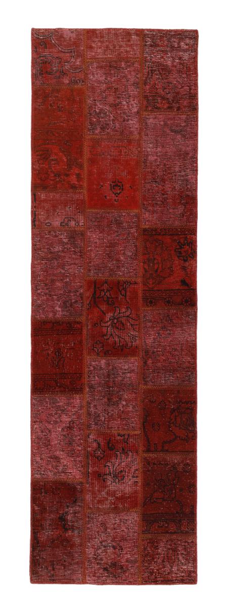 Persian Rug Patchwork 254x74 254x74, Persian Rug Knotted by hand