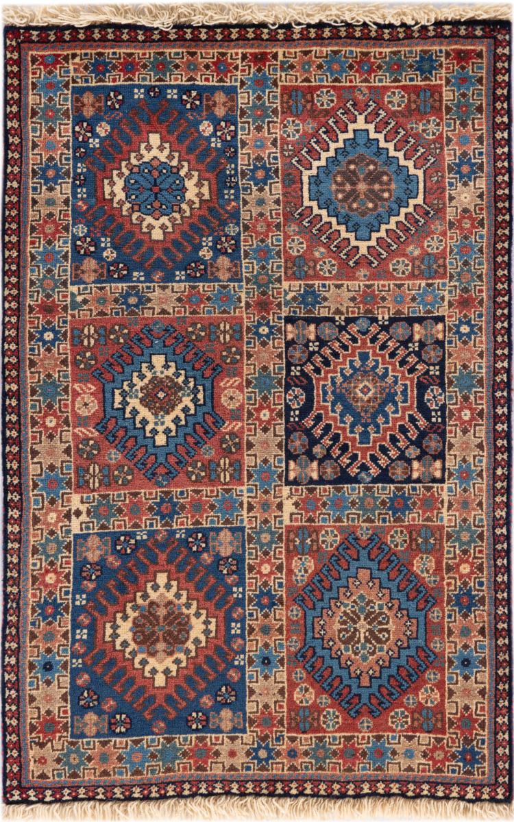 Persian Rug Yalameh 95x62 95x62, Persian Rug Knotted by hand