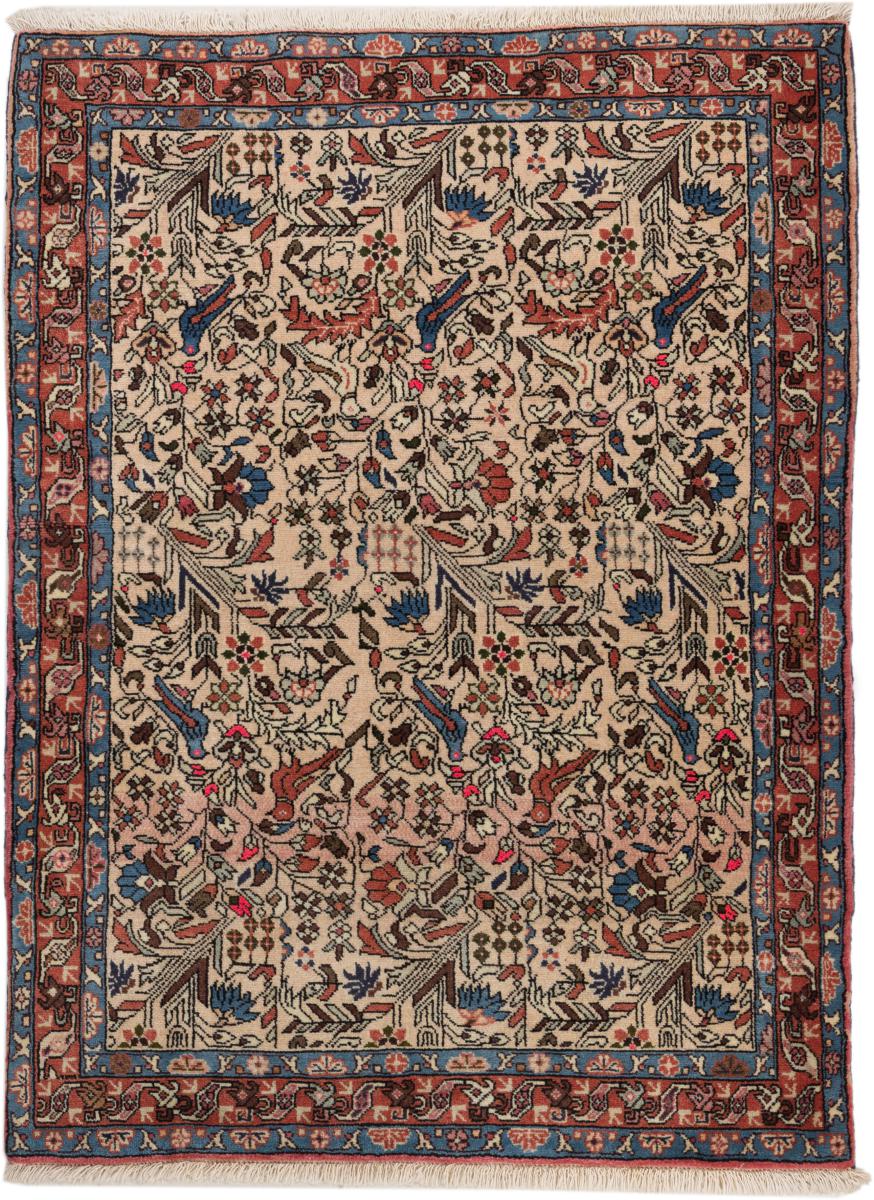 Tapis persan Rudbar 4'10"x3'8" 4'10"x3'8", Tapis persan Noué à la main
