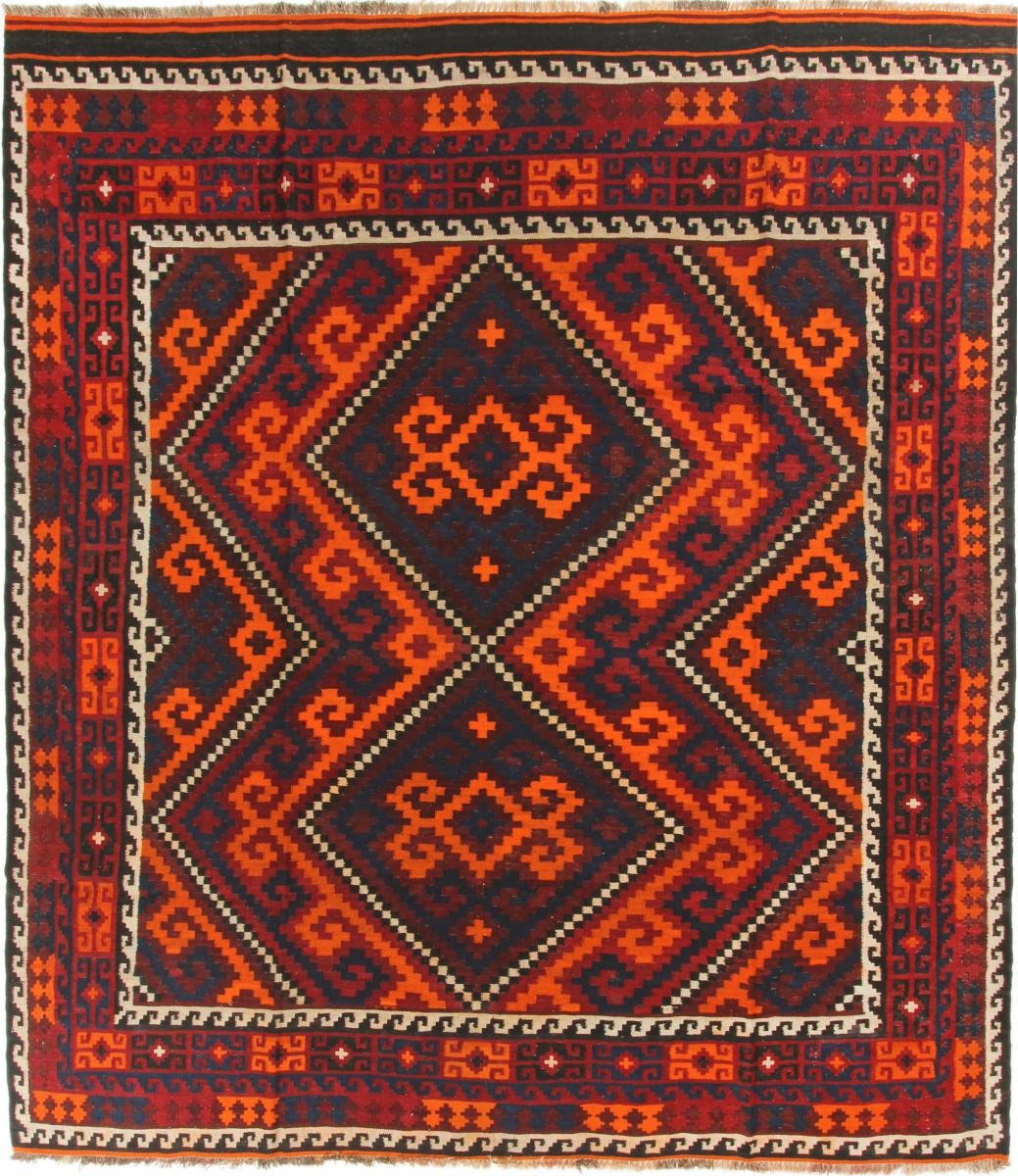 Tapete afegão Kilim Afegão Antigo 267x244 267x244, Tapete persa Tecido à mão