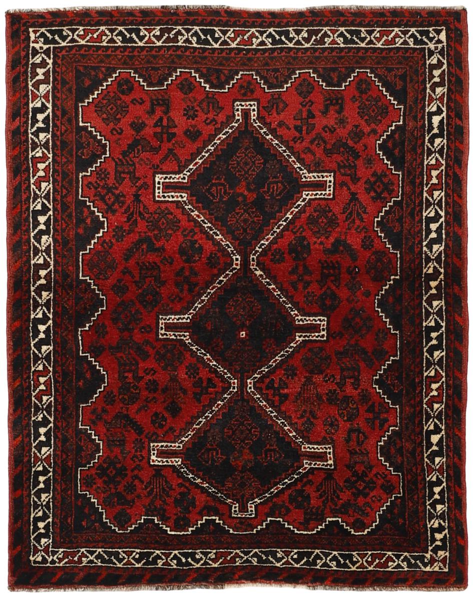 Tapis persan Ghashghai 151x118 151x118, Tapis persan Noué à la main