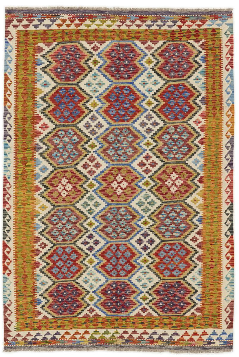 Tapis pakistanais Kilim Afghan 252x169 252x169, Tapis persan Tissé à la main