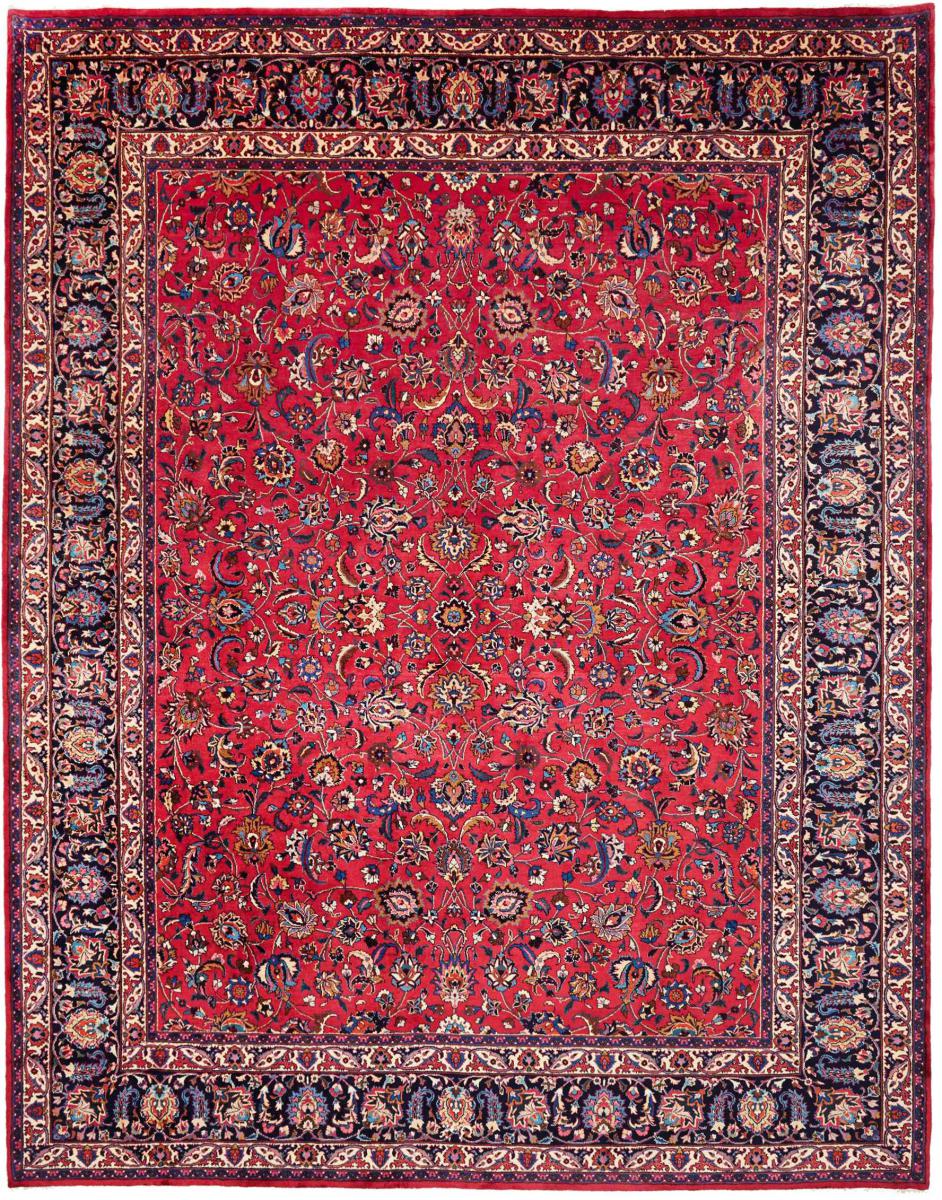 Persisk tæppe Mashhad 391x309 391x309, Persisk tæppe Knyttet i hånden