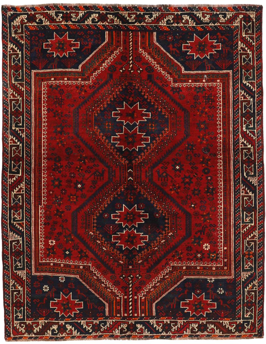 Persian Rug Shiraz 194x159 194x159, Persian Rug Knotted by hand
