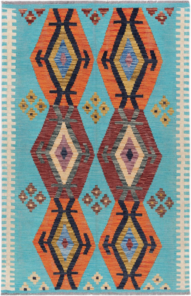 Tapete afegão Kilim Afegão 150x96 150x96, Tapete persa Tecido à mão