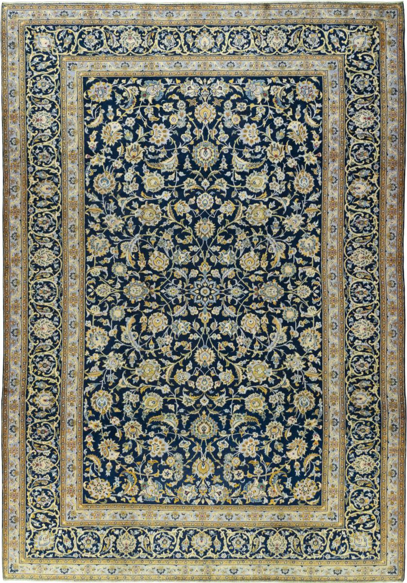 Persisk tæppe Keshan 379x267 379x267, Persisk tæppe Knyttet i hånden