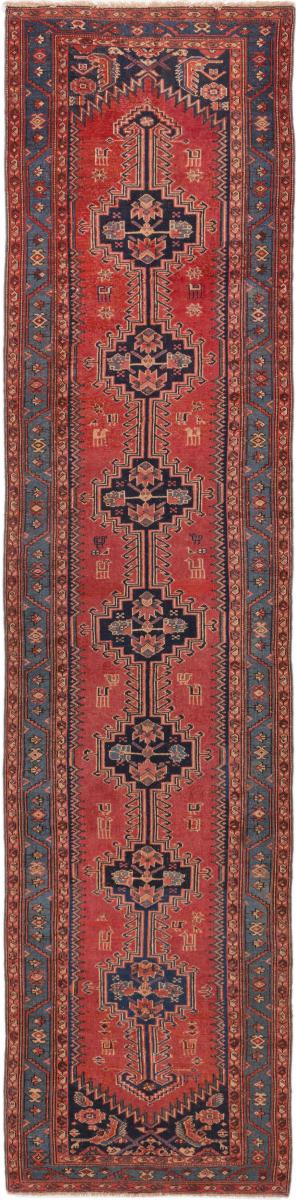 Perzisch tapijt Malayer Antiek 433x102 433x102, Perzisch tapijt Handgeknoopte