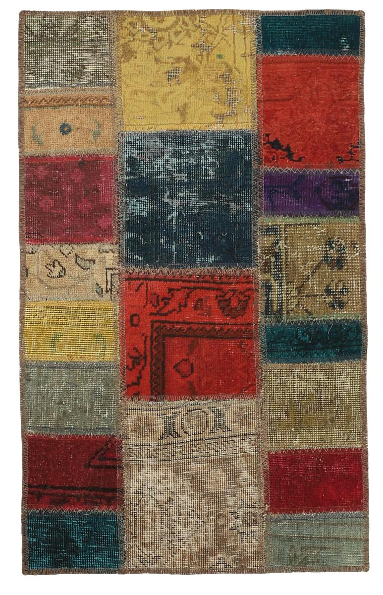 Perzisch tapijt Patchwork 99x61 99x61, Perzisch tapijt Handgeknoopte