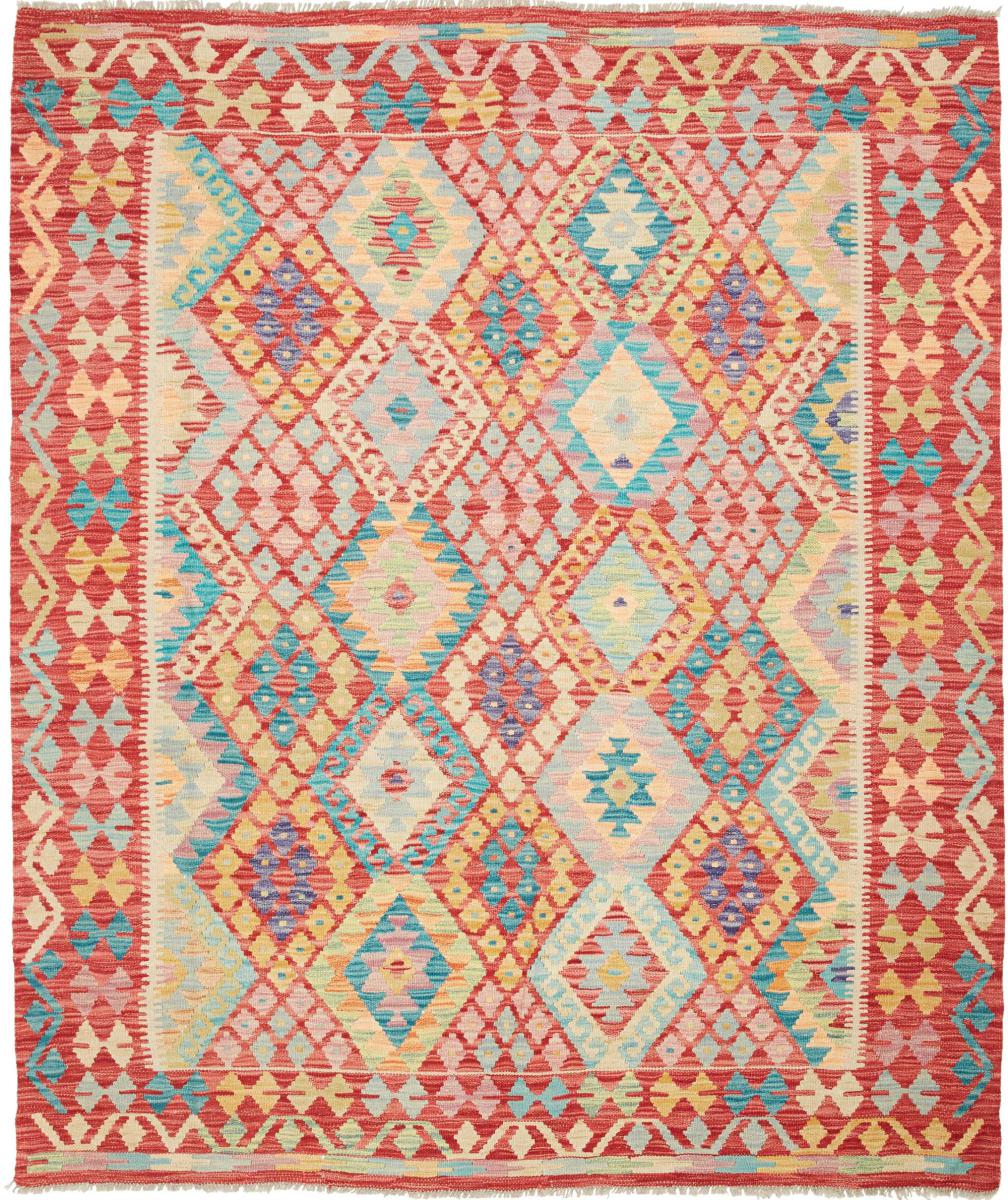 Tappeto Afgano Kilim Afghan 188x166 188x166, Tappeto persiano Tessuto a mano
