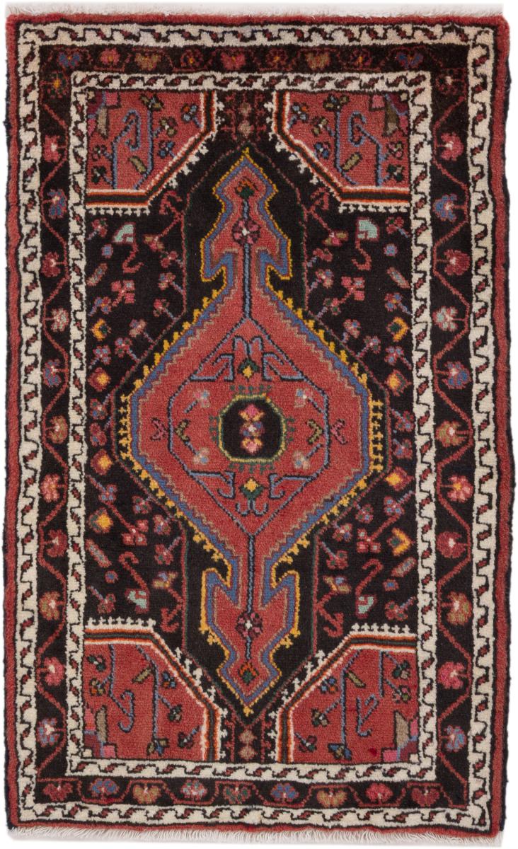Persian Rug Hamadan 99x64 99x64, Persian Rug Knotted by hand