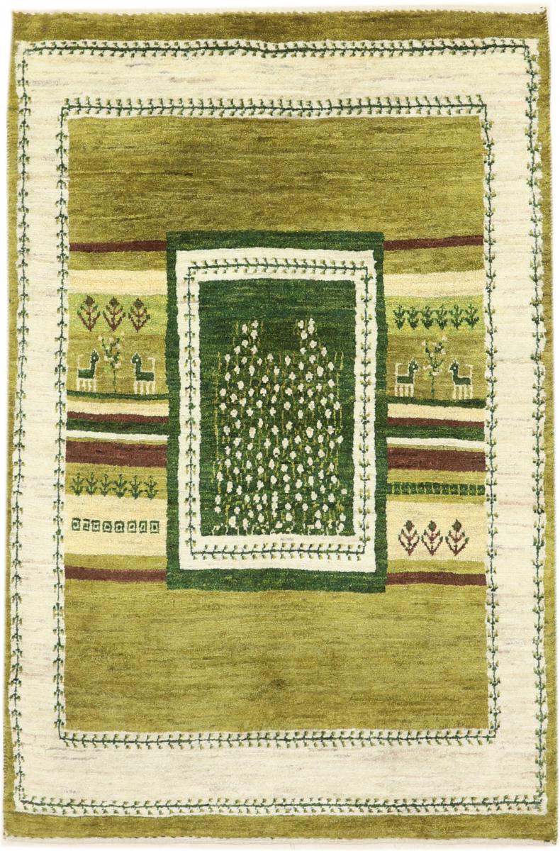 Perzsa szőnyeg Perzsa Gabbeh Loribaft Nature 4'9"x3'3" 4'9"x3'3", Perzsa szőnyeg Kézzel csomózva