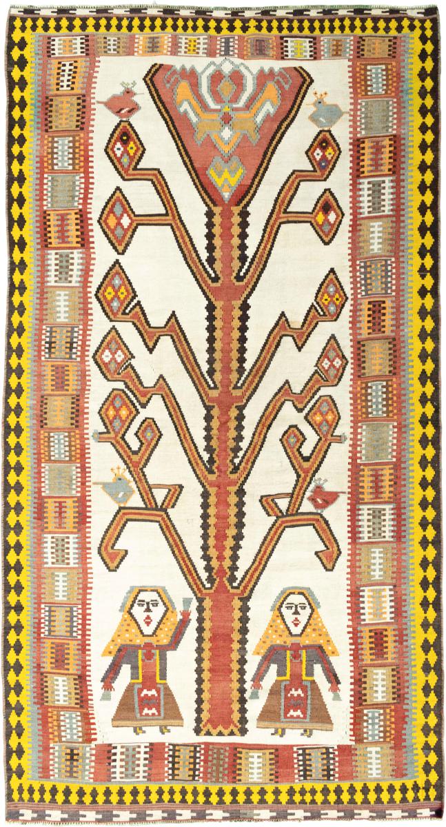 Tapete persa Kilim Fars 288x158 288x158, Tapete persa Tecido à mão