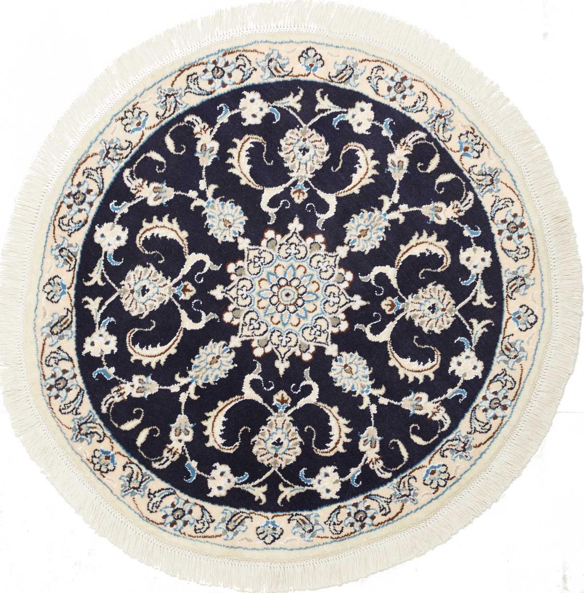 Perserteppich Nain 101x101 101x101, Perserteppich Handgeknüpft