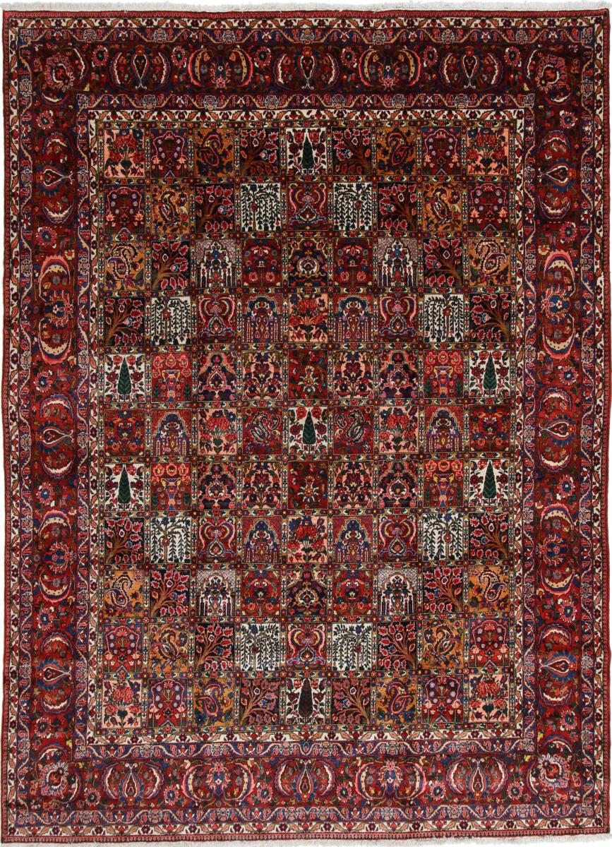 Persian Rug Bakhtiari 14'1"x10'2" 14'1"x10'2", Persian Rug Knotted by hand