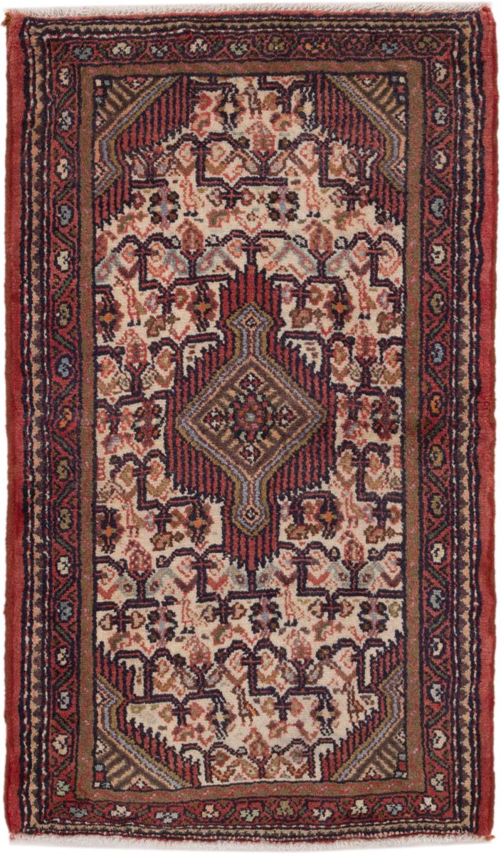 Tapis persan Hamadan 99x61 99x61, Tapis persan Noué à la main