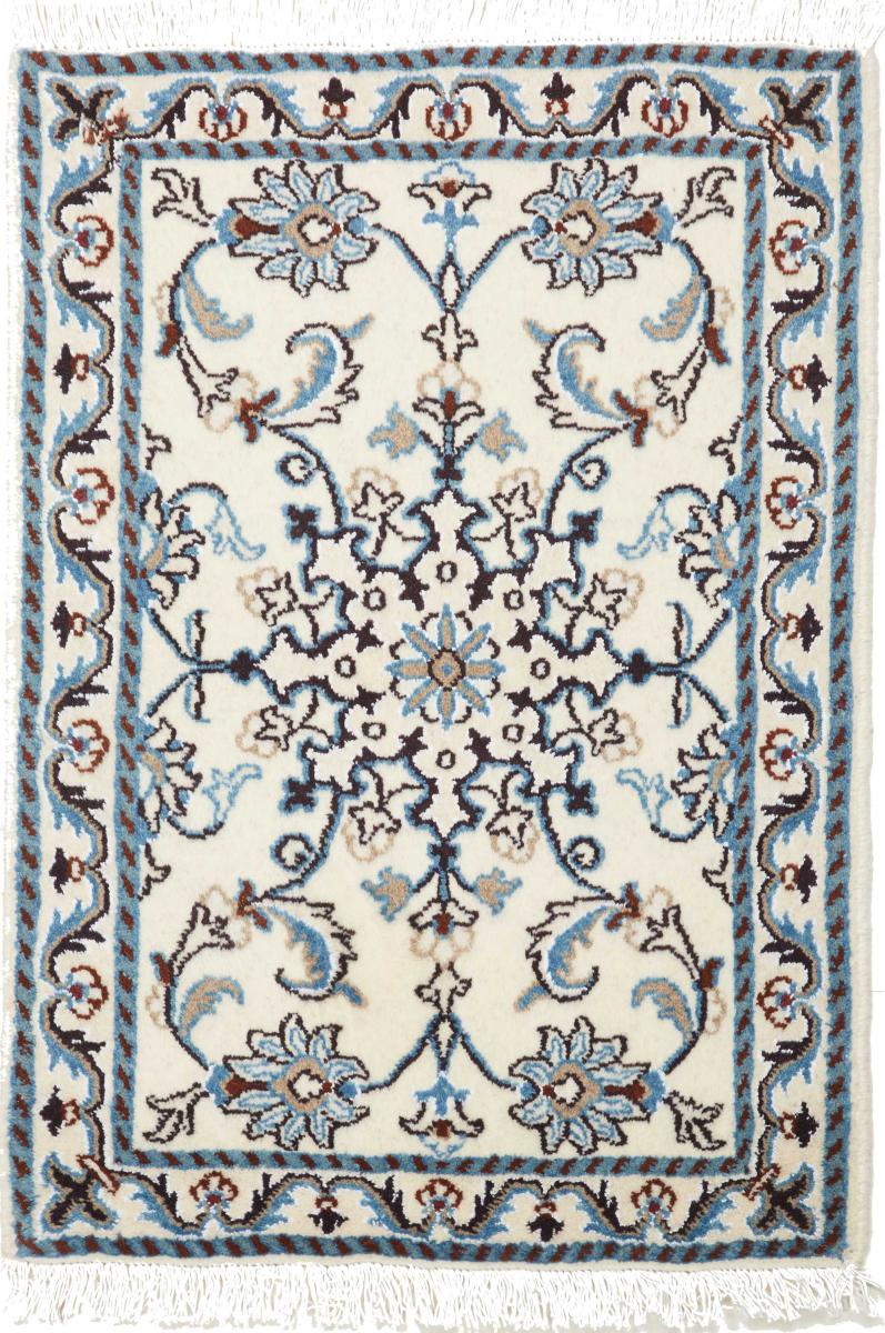 Persian Rug Nain 2'11"x1'11" 2'11"x1'11", Persian Rug Knotted by hand