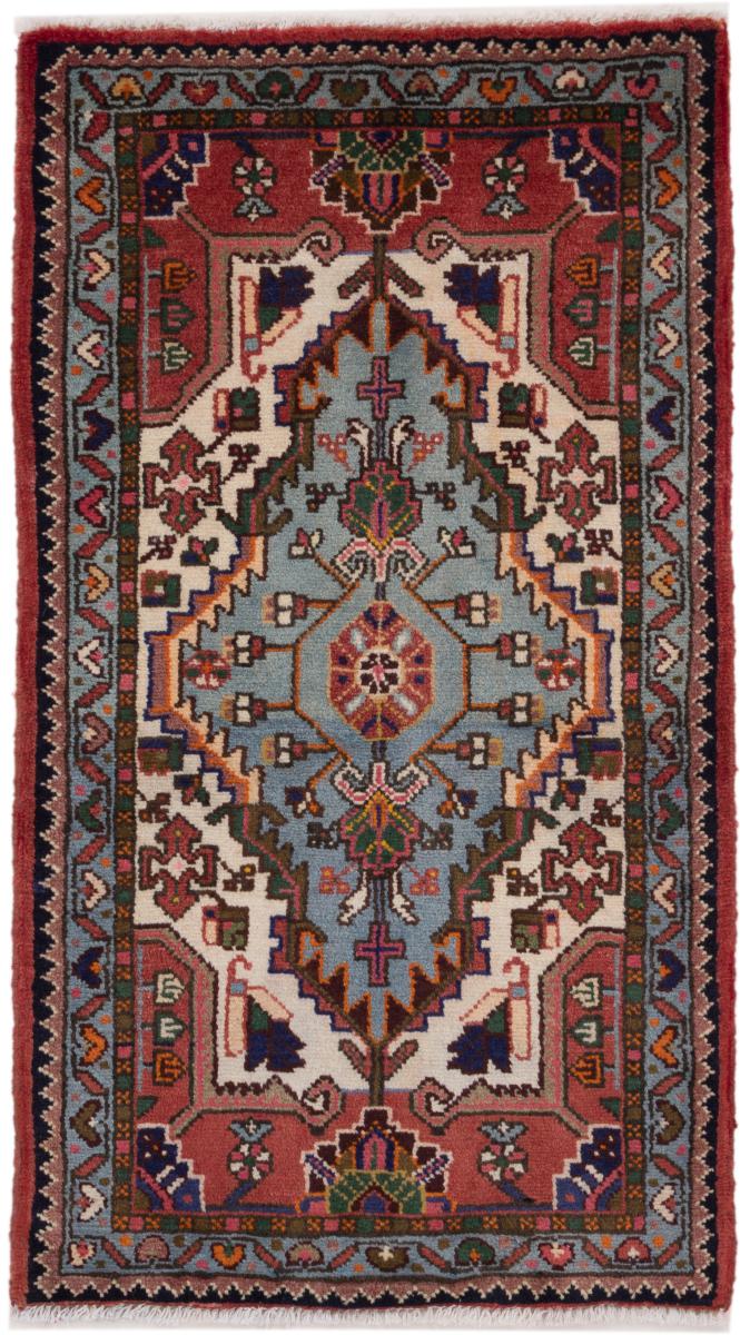 Tapis persan Hamadan 109x68 109x68, Tapis persan Noué à la main