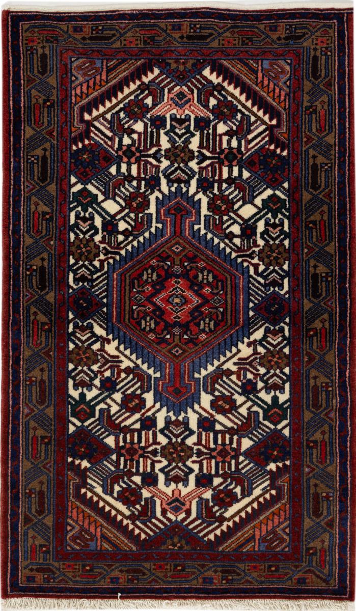 Persisk teppe Hamadan Zageh 126x76 126x76, Persisk teppe Knyttet for hånd