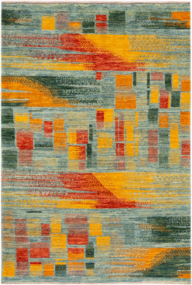 Tapis persan Persan Gabbeh Loribaft Nowbaft 163x109 163x109, Tapis persan Noué à la main