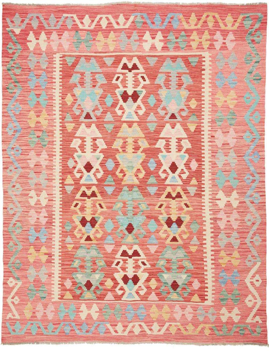 Tapis afghan Kilim Afghan 200x156 200x156, Tapis persan Tissé à la main