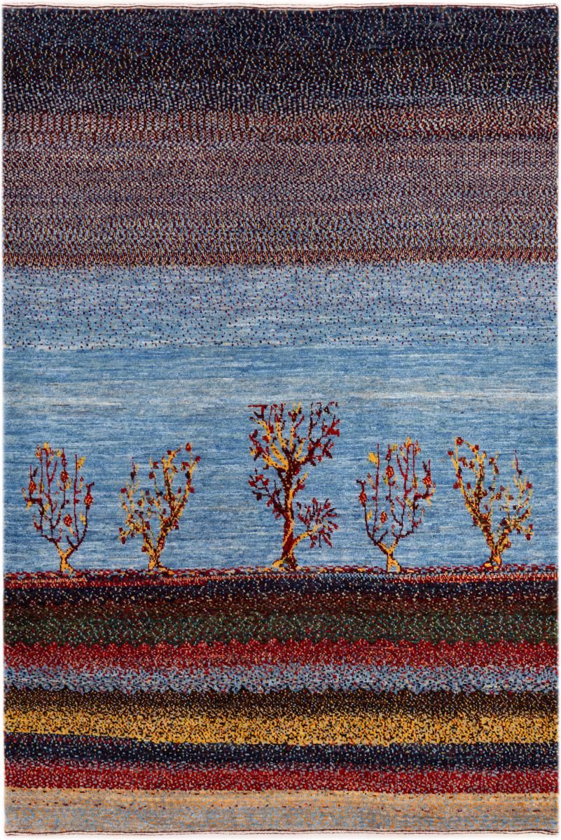 Tapis persan Persan Gabbeh Loribaft Nowbaft 183x124 183x124, Tapis persan Noué à la main