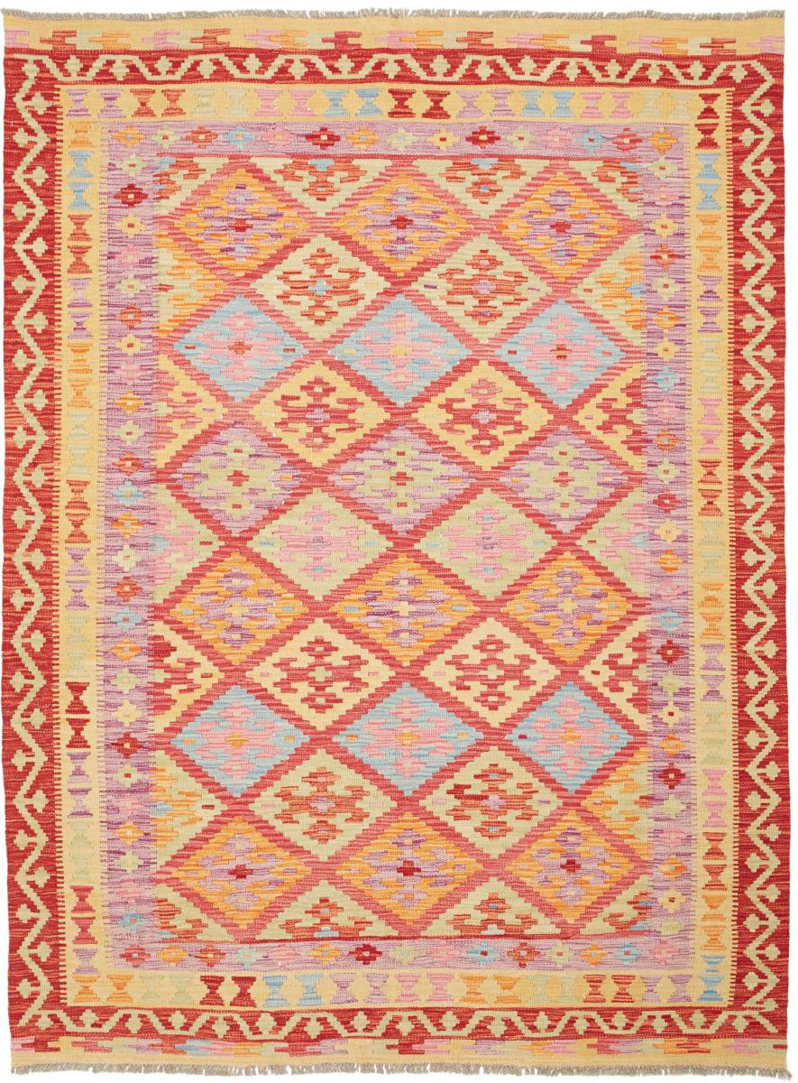 Afghaans tapijt Kilim Afghan 197x151 197x151, Perzisch tapijt Handgeweven