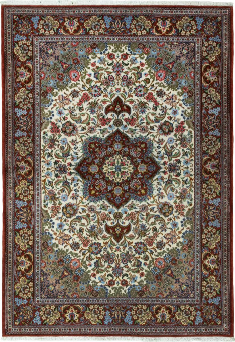 Tapis persan Ghom 201x140 201x140, Tapis persan Noué à la main