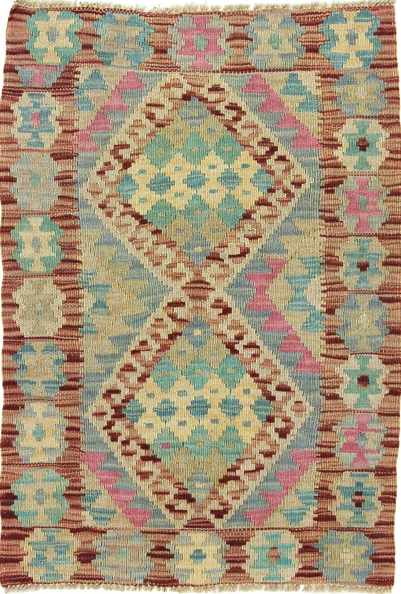 Tapete afegão Kilim Afegão 86x60 86x60, Tapete persa Tecido à mão