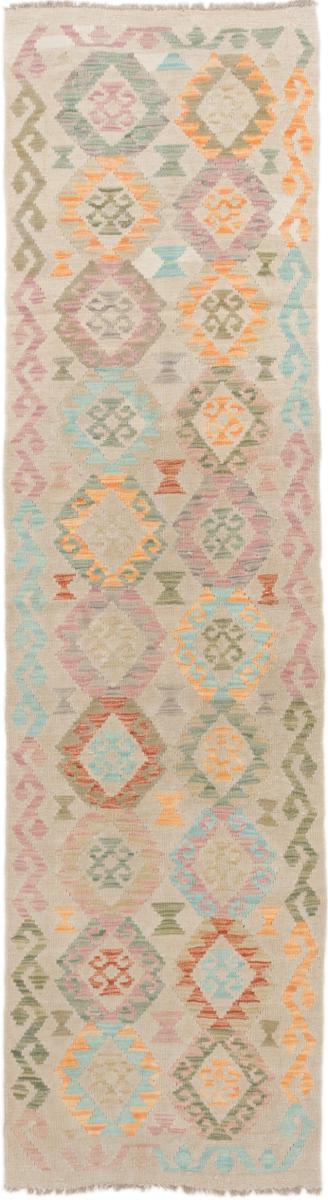 Tapete afegão Kilim Afegão 277x74 277x74, Tapete persa Tecido à mão