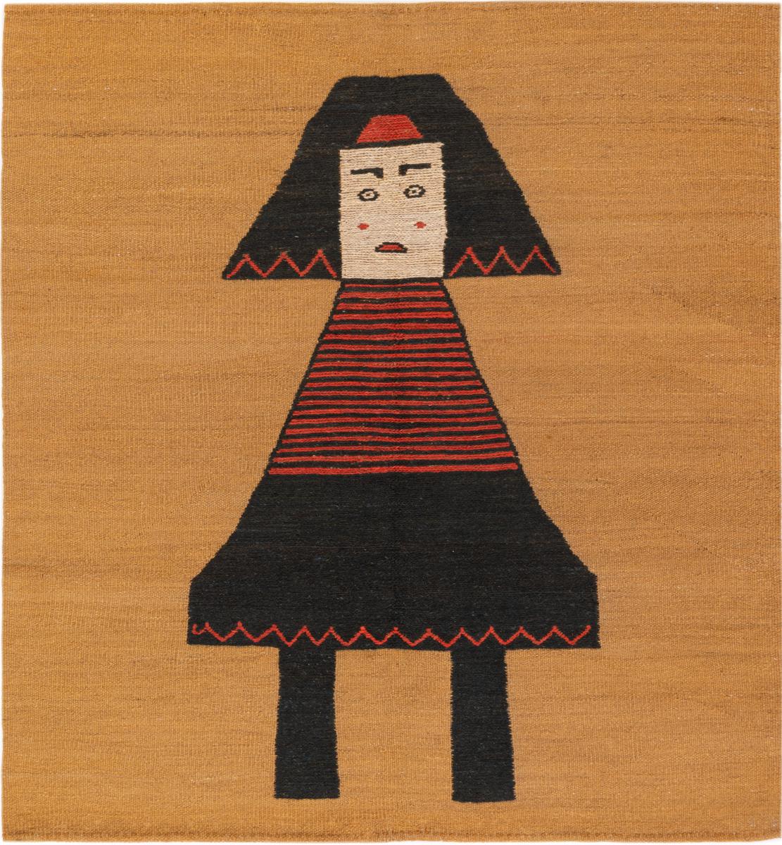 Persisk tæppe Elysian Dream 131x124 131x124, Persisk tæppe Håndvævet