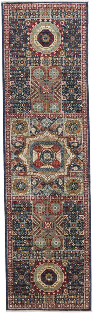 Afghan rug Mamluk 302x84 302x84, Persian Rug Knotted by hand