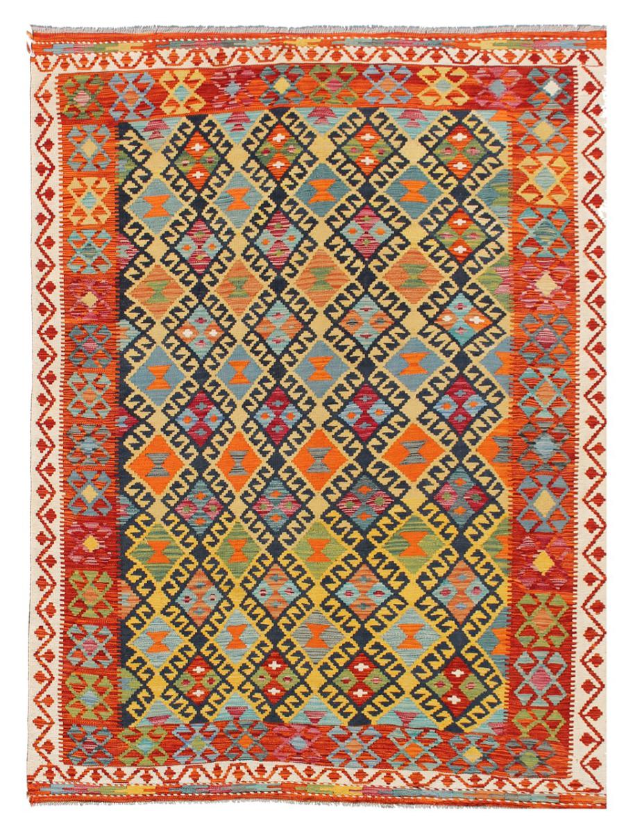 Afghan rug Kilim Afghan 8'5"x5'9" 8'5"x5'9", Persian Rug Woven by hand