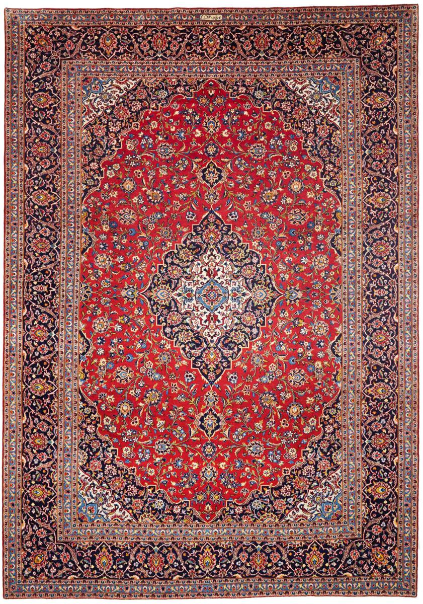 Tapis persan Kashan Ardekan 424x301 424x301, Tapis persan Noué à la main
