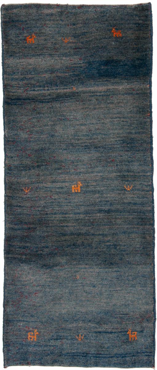 Persian Rug Persian Gabbeh 6'4"x2'7" 6'4"x2'7", Persian Rug Knotted by hand