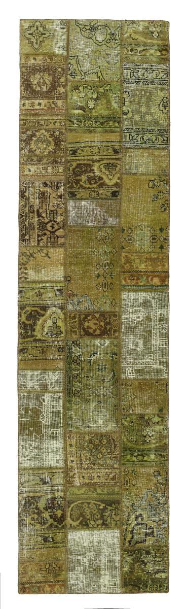 Tappeto persiano Patchwork 310x80 310x80, Tappeto persiano Annodato a mano